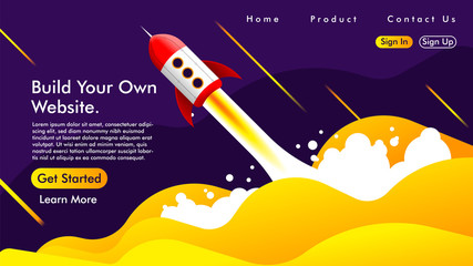 Abstract Web design and Landing page background