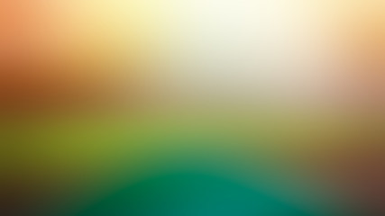 Orange, Yellow, Green Colors. Abstract Illustration Gradiently Blurred Background.