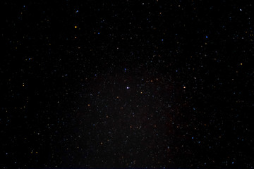 night starry sky rotating around the Polar star, beautiful night dark natural background