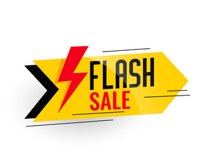 flash sale and discount banner design