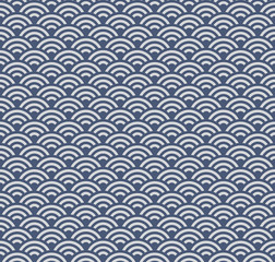 Seamless abstract pattern in japaness traditional style.