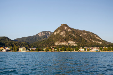 Fuschlsee in the Salzkammergut, Austria, 2019