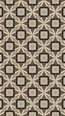 Ornate geometric pattern and abstract colored background