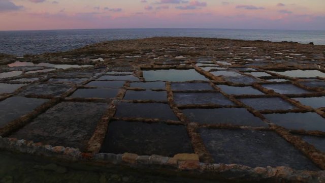 Salines de Malte &agrave; Gozo paysage