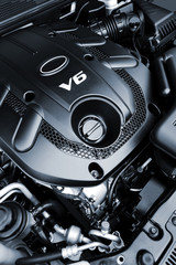 powerful engine of the modern car - 278177338