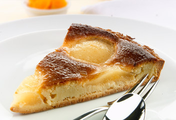 Tarta de albaricoque. apricot tart
