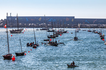 Obraz premium boats in harbor