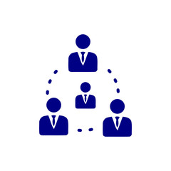 Business decision, business plan, decision making, management, plan, planning, strategy navy blue color icon