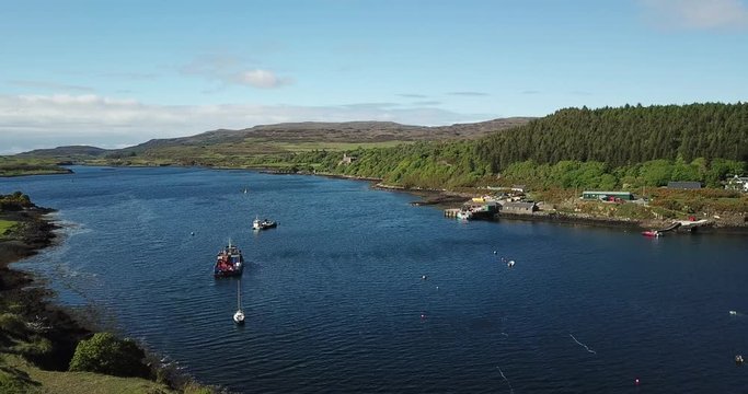 Isle of Skye Schottland Luftvideos Drohne