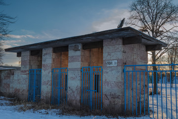Gate three into the stadium