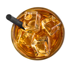 Apple juice with ice