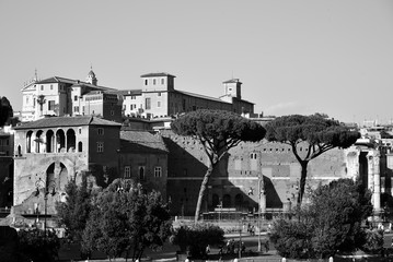 streets of Rome in Italy
