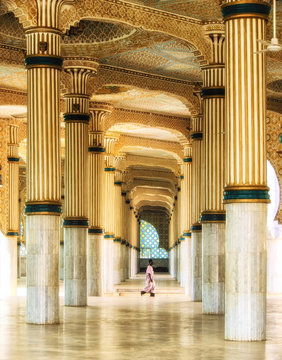 interior of Touba Mosque, center Mouridism , Senegal