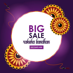 raksha bandhan big sale poster