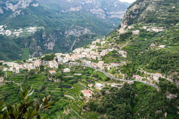 Fototapeta na wymiar View from Ravello, Campania - Italy