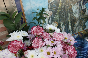 flores  virgen de el mar de málaga  ciudad