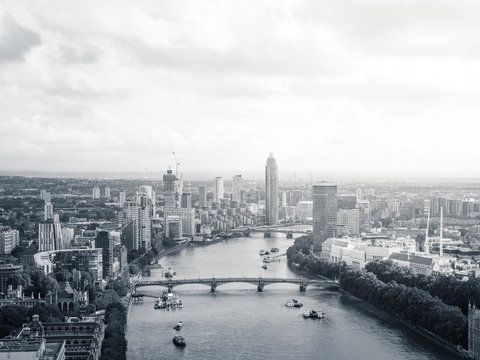 Ghostly view of the Thames