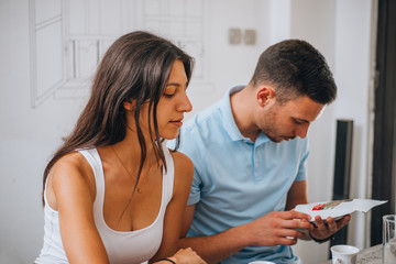 Obraz premium Enjoying fresh coffee together