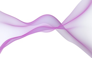 Abstract light gray wave. Bright light gray ribbon on white background. Abstract gray smoke. Light gray scarf. Raster air background. 3D illustration