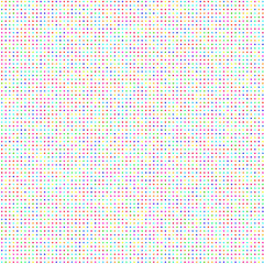 White background with multicolored points          