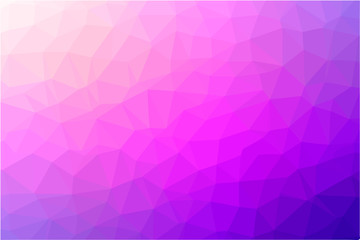 Purple gradient vector polygonal mosaic texture background. 