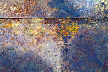 Old Iron texture of zinc roof background.