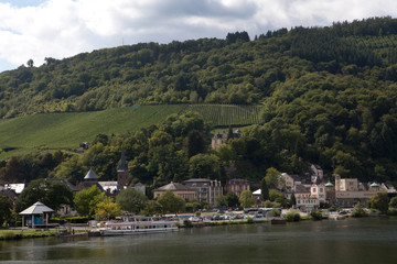 Fototapeta na wymiar Traben-Trarbach Germany River Moselle region