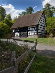 Fototapeta na wymiar Eifel Germany Countryside Open Air Museum Farmhouse