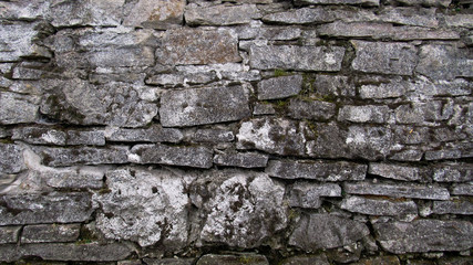 background of gray stone. the wall of a large old gray stone. stone wall texture