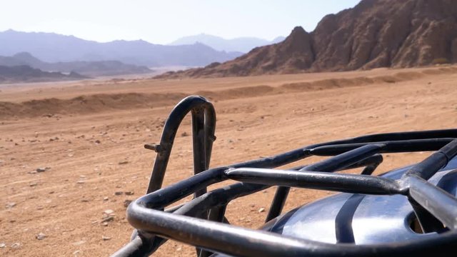 Quad Bike in the Desert of Egypt