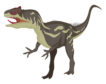 brown dinosaur with open mouth clip art preview