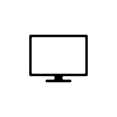 Monitor, screen, symbol, icon vector illustration
