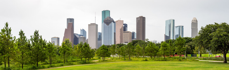 Houston Skyline - obrazy, fototapety, plakaty