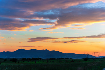 Sunset landscape