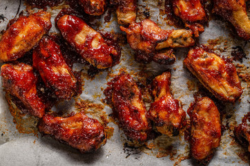 Grilled chicken wings