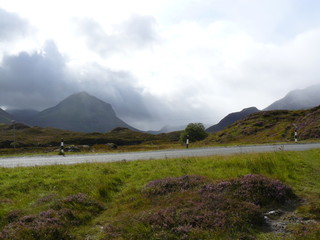Panoramic view of Skye island, Scotland
