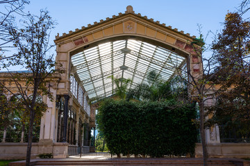Greenhouse of the park de la Ciutadella. Barcellona.
