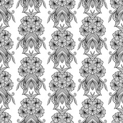 Abstract seamless pattern.Hand drawn. Vector illustration,