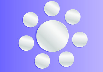 abstract background with circles