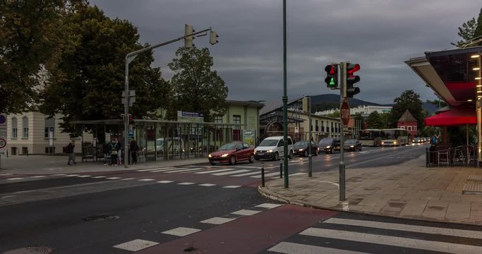Zeitraffer Timelapse in Weiz in the Morning