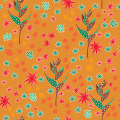 Tropical Paradise Floral with Birds of Paradise