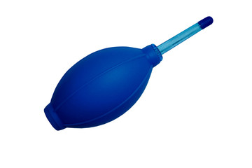 rubber Blower for air camera cleaning on isolated white background