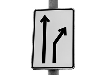 Abzweigung Wegweiser