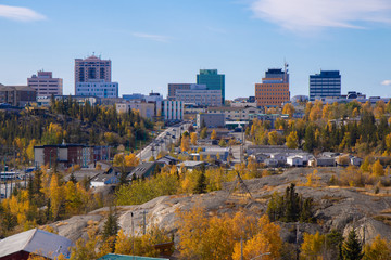 Beautiful City View in Yellowknife, Northwest Territories, Canada