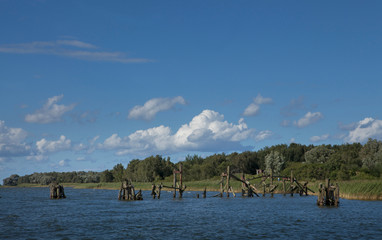 Fototapeta na wymiar Peenemunde Geramy. Baltic Sea coast