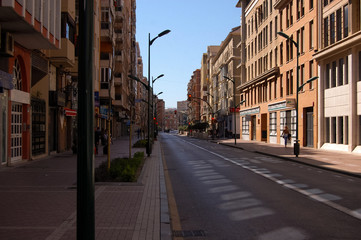 Fototapeta na wymiar Walk through the center of Malaga, Spain
