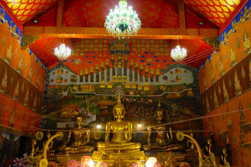 the most beautiful thai traditional church in temple