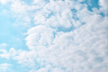 Beautiful summer  romantic sky background