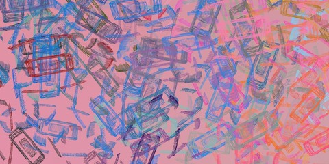 Handmade background. Colorful pattern. Backdrop material. Oil painting. Modern art. Wall painting. Wide brush. Canvas surface. Color texture. Abstract. 2d illustration. 