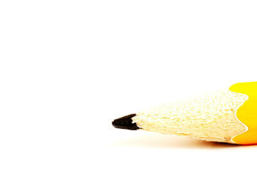 sharpened tip of a pencil macro
